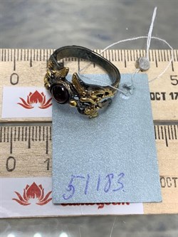 *Кольцо р.18 Гранат Африка АРТ 53618-2 (ВЕС 4,93 Г) - фото 218057 *Кольцо р.18 Гранат Африка АРТ 53618-2 (ВЕС 4,93 Г) - фото 218057