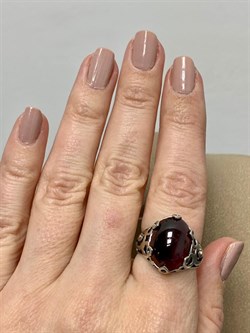 *Кольцо р.18 Гранат Альмандин Индия АРТ 49756 ВЕС 5,65 Г - фото 218121 *Кольцо р.18 Гранат Альмандин Индия АРТ 49756 ВЕС 5,65 Г - фото 218121