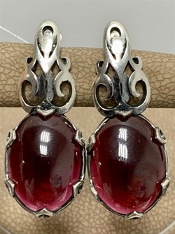 *Серьги Гранат Альмандин Индия АРТ 49757 ВЕС 8,82 Г - фото 218136 *Серьги Гранат Альмандин Индия АРТ 49757 ВЕС 8,82 Г - фото 218136