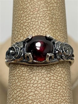 *Кольцо р.19 Гранат Альмандин Индия АРТ 66-185 ВЕС 5,01 Г - фото 218140