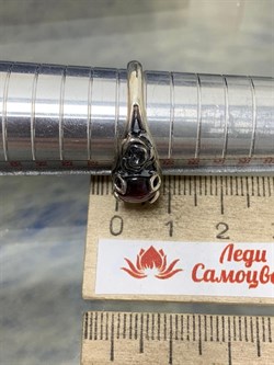 *Кольцо р.19 Гранат Альмандин Индия АРТ 66-185 ВЕС 5,01 Г - фото 218143