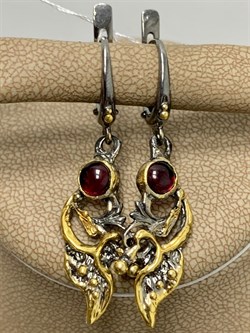 *Серьги Гранат Африка АРТ 61548-1 (ВЕС 6,05 Г) - фото 218177 *Серьги Гранат Африка АРТ 61548-1 (ВЕС 6,05 Г) - фото 218177