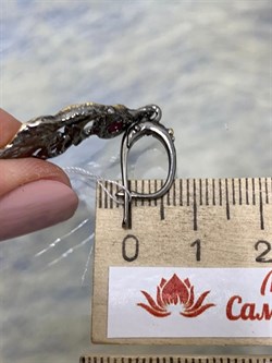 *Серьги Гранат Африка АРТ 61548-2 (ВЕС 6,05 Г) - фото 218191