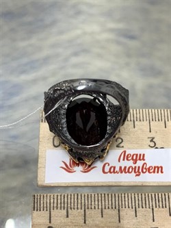 *Кольцо р.18 Гранат Гессонит Африка АРТ 53042 ВЕС 14,05 Г - фото 218201 *Кольцо р.18 Гранат Гессонит Африка АРТ 53042 ВЕС 14,05 Г - фото 218201