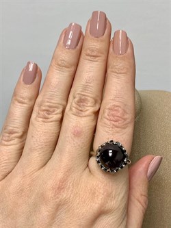 *Кольцо р.17,5 Альмандин Гранат Индия Оксид АРТ 83667 ВЕС 7,34 Г - фото 218204 *Кольцо р.17,5 Альмандин Гранат Индия Оксид АРТ 83667 ВЕС 7,34 Г - фото 218204