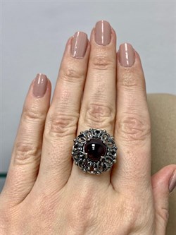 *Кольцо р.17,5 Гранат Альмандин Индия АРТ 45197 ВЕС 8,2 Г - фото 218235 *Кольцо р.17,5 Гранат Альмандин Индия АРТ 45197 ВЕС 8,2 Г - фото 218235