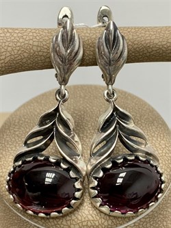 *Серьги Гранат Альмандин Индия АРТ 45195 ВЕС 16,24 Г - фото 218260 *Серьги Гранат Альмандин Индия АРТ 45195 ВЕС 16,24 Г - фото 218260