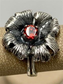 *Кольцо р.17,5 Гранат Пироп Мозамбик АРТ 45536 ВЕС 4,55 Г - фото 218263