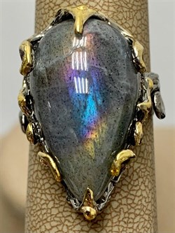 *Кольцо р.18,5 Лабрадор Мадагаскар АРТ 53000 ВЕС 9,01 Г - фото 218419 *Кольцо р.18,5 Лабрадор Мадагаскар АРТ 53000 ВЕС 9,01 Г - фото 218419