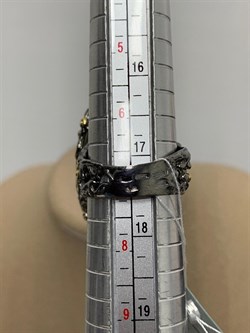 *Кольцо р.17,5 Лабрадор Мадагаскар АРТ 60372 (ВЕС 16,83 Г) - фото 218425