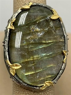 *Кольцо р.18 Лабрадор Мадагаскар АРТ 47554 (ВЕС 18,46 Г) - фото 218498 *Кольцо р.18 Лабрадор Мадагаскар АРТ 47554 (ВЕС 18,46 Г) - фото 218498