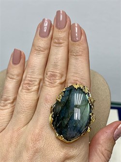 *Кольцо р.19 Лабрадор Мадагаскар АРТ 43663 (ВЕС 31,42 Г) - фото 218515 *Кольцо р.19 Лабрадор Мадагаскар АРТ 43663 (ВЕС 31,42 Г) - фото 218515