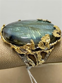 *Кольцо р.19 Лабрадор Мадагаскар АРТ 43663 (ВЕС 31,42 Г) - фото 218524 *Кольцо р.19 Лабрадор Мадагаскар АРТ 43663 (ВЕС 31,42 Г) - фото 218524