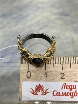 *Кольцо р.17 Лабрадор Мадагаскар АРТ 53617 (ВЕС 5,44 Г) - фото 218533