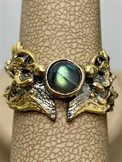 *Кольцо р.17 Лабрадор Мадагаскар АРТ 53617 (ВЕС 5,44 Г) - фото 218535