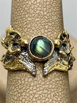 *Кольцо р.17 Лабрадор Мадагаскар АРТ 53617 (ВЕС 5,44 Г) - фото 218537