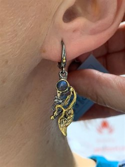 *Серьги Лабрадор Мадагаскар АРТ 60782-1 (ВЕС 5,86 Г) - фото 218554 *Серьги Лабрадор Мадагаскар АРТ 60782-1 (ВЕС 5,86 Г) - фото 218554