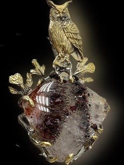 *Подвеска Совушка Авантюриновый Кварц Якутия АРТ 44780 Вес 15,61 г - фото 218617 *Подвеска Совушка Авантюриновый Кварц Якутия АРТ 44780 Вес 15,61 г - фото 218617