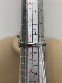 *Кольцо р.18,5 Лодолит Кварц Аквариум Бразилия АРТ 50214 Вес 7,91 г - фото 218661