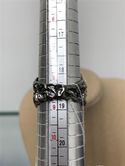 *Кольцо р.18,5 Лодолит Кварц Аквариум Бразилия АРТ 53608 (ВЕС 19,18 Г) - фото 218684