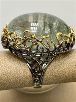 *Кольцо р.19,5 Лодолит Кварц Аквариум Бразилия АРТ 52774 (ВЕС 35,98 Г) - фото 218722 *Кольцо р.19,5 Лодолит Кварц Аквариум Бразилия АРТ 52774 (ВЕС 35,98 Г) - фото 218722