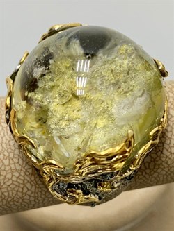 *Кольцо р.19,5 Лодолит Кварц Аквариум Бразилия АРТ 53381 (ВЕС 25,95 Г) - фото 218744 *Кольцо р.19,5 Лодолит Кварц Аквариум Бразилия АРТ 53381 (ВЕС 25,95 Г) - фото 218744