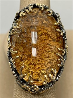 *Кольцо р.19,5 Лодолит Кварц Аквариум Бразилия АРТ 54016 (ВЕС  43,99 Г) - фото 218756 *Кольцо р.19,5 Лодолит Кварц Аквариум Бразилия АРТ 54016 (ВЕС  43,99 Г) - фото 218756