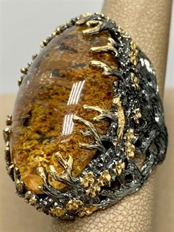 *Кольцо р.19,5 Лодолит Кварц Аквариум Бразилия АРТ 54016 (ВЕС  43,99 Г) - фото 218757 *Кольцо р.19,5 Лодолит Кварц Аквариум Бразилия АРТ 54016 (ВЕС  43,99 Г) - фото 218757