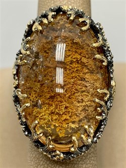 *Кольцо р.19,5 Лодолит Кварц Аквариум Бразилия АРТ 54016 (ВЕС  43,99 Г) - фото 218759 *Кольцо р.19,5 Лодолит Кварц Аквариум Бразилия АРТ 54016 (ВЕС  43,99 Г) - фото 218759