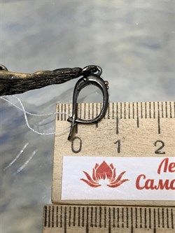 *Серьги Лодолит Кварц Аквариум Бразилия АРТ 60121 (ВЕС 11,76 Г) - фото 218791