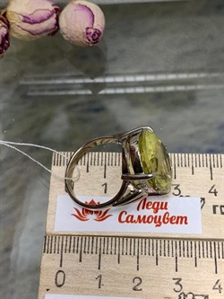 *Кольцо р.19,5 Цитрин Бразилия АРТ 69-744-8,15 ВЕС 8,15 Г - фото 218800