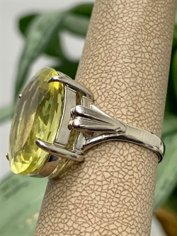 *Кольцо р.19,5 Цитрин Бразилия АРТ 69-744-8,15 ВЕС 8,15 Г - фото 218804