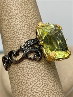 *Кольцо р.19,5 Цитрин Бразилия АРТ 60125-5 ВЕС 5,59 Г - фото 218831 *Кольцо р.19,5 Цитрин Бразилия АРТ 60125-5 ВЕС 5,59 Г - фото 218831