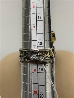 *Кольцо р.18 Цитрин Бразилия АРТ 44771 ВЕС 21,18 Г - фото 218934