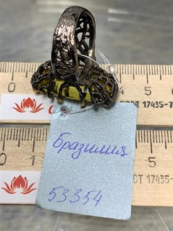 *Кольцо р.18,5 Цитрин Бразилия АРТ 53354 ВЕС 16,75 Г - фото 218955 *Кольцо р.18,5 Цитрин Бразилия АРТ 53354 ВЕС 16,75 Г - фото 218955