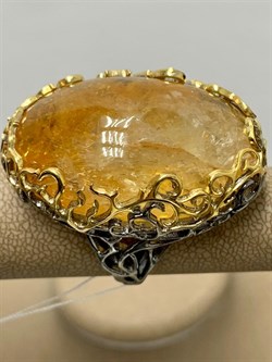 *Кольцо р.18,5 Цитрин Бразилия АРТ 60413 ВЕС 29,83 Г - фото 218972 *Кольцо р.18,5 Цитрин Бразилия АРТ 60413 ВЕС 29,83 Г - фото 218972