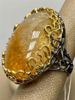 *Кольцо р.18,5 Цитрин Бразилия АРТ 60413 ВЕС 29,83 Г - фото 218974 *Кольцо р.18,5 Цитрин Бразилия АРТ 60413 ВЕС 29,83 Г - фото 218974