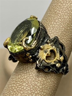 *Кольцо р.18 Цитрин Бразилия  АРТ 64386 ВЕС 10,54 Г - фото 219006