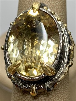 *Кольцо р.18,5 Цитрин Бразилия АРТ 49172 ВЕС 17,89 Г - фото 219035 *Кольцо р.18,5 Цитрин Бразилия АРТ 49172 ВЕС 17,89 Г - фото 219035