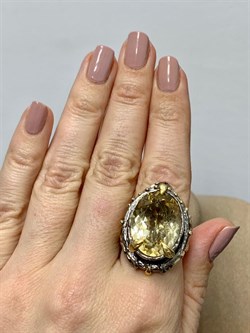 *Кольцо р.18,5 Цитрин Бразилия АРТ 49172 ВЕС 17,89 Г - фото 219036 *Кольцо р.18,5 Цитрин Бразилия АРТ 49172 ВЕС 17,89 Г - фото 219036