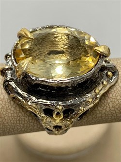 *Кольцо р.18,5 Цитрин Бразилия АРТ 49172 ВЕС 17,89 Г - фото 219047 *Кольцо р.18,5 Цитрин Бразилия АРТ 49172 ВЕС 17,89 Г - фото 219047