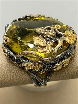 *Кольцо р.18,5 Цитрин Бразилия АРТ 53521 ВЕС 25,43 Г - фото 219049 *Кольцо р.18,5 Цитрин Бразилия АРТ 53521 ВЕС 25,43 Г - фото 219049