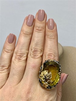 *Кольцо р.18,5 Цитрин Бразилия АРТ 53521 ВЕС 25,43 Г - фото 219050 *Кольцо р.18,5 Цитрин Бразилия АРТ 53521 ВЕС 25,43 Г - фото 219050