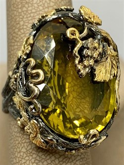 *Кольцо р.18,5 Цитрин Бразилия АРТ 53521 ВЕС 25,43 Г - фото 219057 *Кольцо р.18,5 Цитрин Бразилия АРТ 53521 ВЕС 25,43 Г - фото 219057