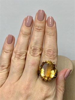 *Кольцо р.18,5 Цитрин Бразилия АРТ 54029 ВЕС  14,13 Г - фото 219062 *Кольцо р.18,5 Цитрин Бразилия АРТ 54029 ВЕС  14,13 Г - фото 219062