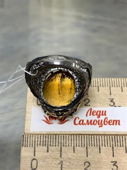 *Кольцо р.18,5 Цитрин Бразилия АРТ 54029 ВЕС  14,13 Г - фото 219064 *Кольцо р.18,5 Цитрин Бразилия АРТ 54029 ВЕС  14,13 Г - фото 219064