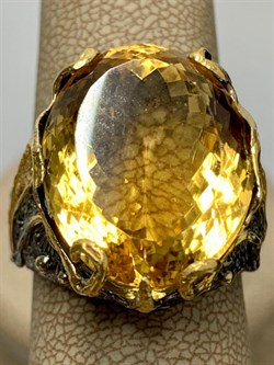 *Кольцо р.18,5 Цитрин Бразилия АРТ 54029 ВЕС  14,13 Г - фото 219068 *Кольцо р.18,5 Цитрин Бразилия АРТ 54029 ВЕС  14,13 Г - фото 219068