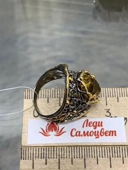 *Кольцо р.18,5 Цитрин Бразилия АРТ 59638 ВЕС 8,54 Г - фото 219093 *Кольцо р.18,5 Цитрин Бразилия АРТ 59638 ВЕС 8,54 Г - фото 219093