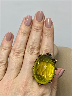 *Кольцо р.18,5 Цитрин Бразилия АРТ 44740 ВЕС 17,38 Г - фото 219102 *Кольцо р.18,5 Цитрин Бразилия АРТ 44740 ВЕС 17,38 Г - фото 219102