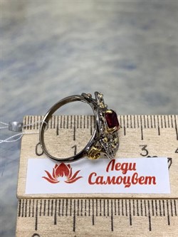 *Кольцо р.17,5 Гранат Родолит АРТ 5527-5 ВЕС 3,66 Г - фото 219163 *Кольцо р.17,5 Гранат Родолит АРТ 5527-5 ВЕС 3,66 Г - фото 219163